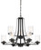 Jedrek Nine Light Chandelier in Black (43|93389BK)