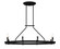 Fiora Eight Light Linear Chandelier in Black (43|92538BK)