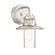 Dover One Light Wall Sconce in Satin Platinum (43|91501SP)