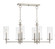 Harlowe Six Light Island Pendant in Satin Platinum (43|87286SP)