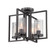 Elements Four Light Semi-Flush Mount in Charcoal (43|86511CHA)