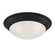 Tap Three Light Flush Mount in Matte Black (43|1360LMB)