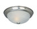 Decorative Flushmount Two Light Flushmount in Satin Platinum (43|1257SSPAL)