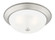 Decorative Flushmount Three Light Flushmount in Pewter (43|1257LPWW)