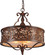 Nicole Five Light Chandelier in Brushed Chocolate (401|9807P215116A)