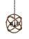 Padma Five Light Chandelier in Black (401|9706P215101)