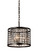 Meghna Four Light Chandelier in Brown (401|9697P144192)