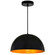 Modest One Light Pendant in Black (401|9629P161101)