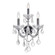 Maria Theresa Three Light Wall Sconce in Chrome (401|8318W12C3Clear)