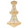 Empire 38 Light Chandelier in Gold (401|8001P42G)