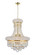 Empire Six Light Chandelier in Gold (401|8001P14G)