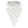 Rain Drop Five Light Flush Mount in Chrome (401|6601C16C)