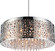 Bubbles Nine Light Chandelier in Stainless Steel (401|5536P24ST)