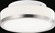 Frosted One Light Flush Mount in Satin Nickel (401|5479C8SNR)