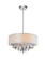 Dash Three Light Chandelier in Chrome (401|5443P14COffWhite)