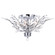 Ivy Three Light Flush Mount in Chrome (401|5206C16C)