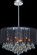 Water Drop Six Light Chandelier in Chrome (401|5006P18CRB)