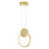 Pulley LED Mini Pendant in Satin Gold (401|1297P81602)