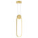 Pulley LED Mini Pendant in Satin Gold (401|1297P41602)