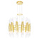 Croissant 24 Light Chandelier in Satin Gold (401|1269P2424602)