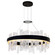 Guadiana LED Chandelier in Black & Satin Gold (401|1246P32101)