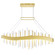 Millipede LED Chandelier in Satin Gold (401|1245P40602)
