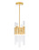 Orgue LED Mini Pendant in Satin Gold (401|1120P89602)