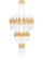 Orgue LED Chandelier in Satin Gold (401|1120P32123602)