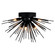 Savannah Six Light Flush Mount in Black (401|1034C206101)
