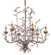 Crystal Bud Collection Six Light Chandelier in Cupertino (142|9882)
