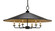 Brussels Six Light Chandelier in French Black/Contemporary Gold (142|9873)