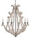 Durand Collection Six Light Chandelier in Portland/Old Iron (142|9636)