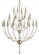 Paradox 28 Light Chandelier in Silver Granello/Gold Leaf (142|9159)