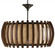 Dado Semi-Flush Mount One Light Pendant in Old Iron/Polished Fruitwood (142|9096)