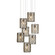 Regatta Seven Light Pendant in Natural/Cupertino/Silver (142|90001049)