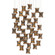 Alsop 36 Light Pendant in Brown/Black/Natural/Silver (142|90001046)