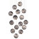 Palatino Collection 15 Light Pendant in Earth with Speckles (142|90001008)