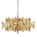 Emmental Five Light Chandelier in Contemporary Gold Leaf (142|90000971)