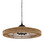 Maldives Five Light Chandelier in Natural/Satin Black (142|90000921)