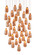 Rame 36 Light Pendant in Copper/Silver (142|90000908)
