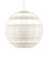 Lapsley White Orb Chandelier One Light Chandelier in Vanilla/White (142|90000835)