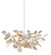 Lunaria Four Light Chandelier in Contemporary Silver Leaf (142|90000818)