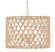 Chesapeake Drum Chandelier Four Light Chandelier in Beige/Smokewood/Natural Rope (142|90000803)
