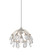 Crystal Bud One Light Pendant in Clear/Contemporary Silver Leaf/Silver (142|90000667)