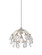 Crystal One Light Pendant in Crystal/Contemporary Silver/Silver (142|90000667)