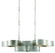 Grand Lotus Six Light Chandelier in Contemporary Silver Leaf (142|90000372)