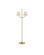 Sirocco Two Light Floor Lamp in Antique Brass/Natural (142|80000116)
