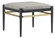 Visby Ottoman in Cerused Black/Brushed Brass (142|70000292)