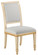 Ines Chair in Ivory/Antique Gold (142|70000152)