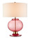 Jocasta One Light Table Lamp in Clear Red/Brass (142|60000717)